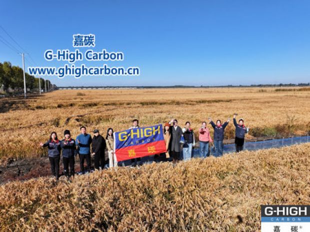 嘉碳助力农机生产 员工金秋盘锦乐享“稻黄蟹肥”